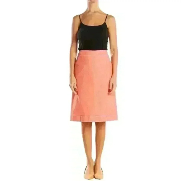 Carlisle Women's Peach A-Line Skirt With Beltloop Hem SIZE-10 - Picture 2 of 8